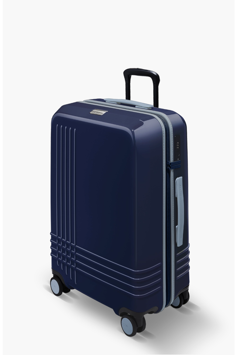 Check-In Expandable Luggage, Alternate, color, Navy Gloss / Slate Trim