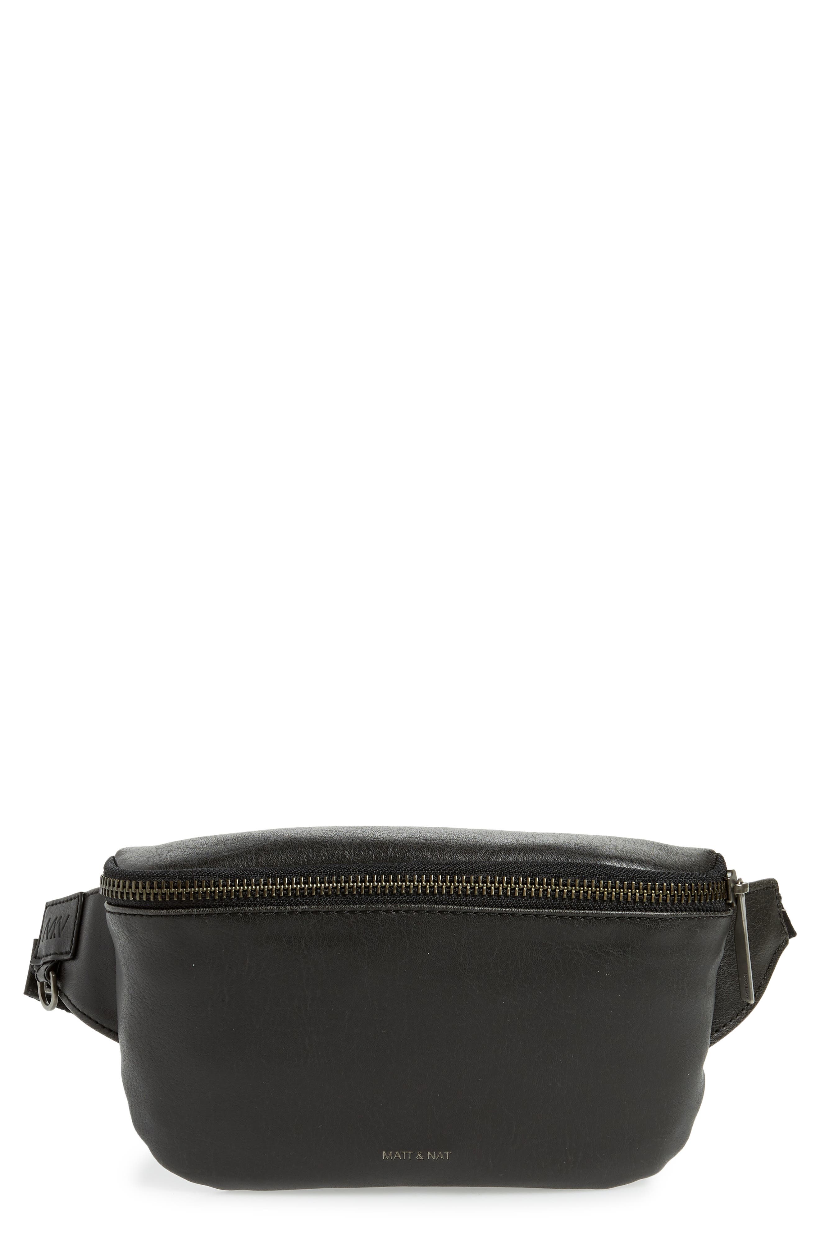 Matt & Nat Vie Faux Leather Belt Bag, Main, color, 