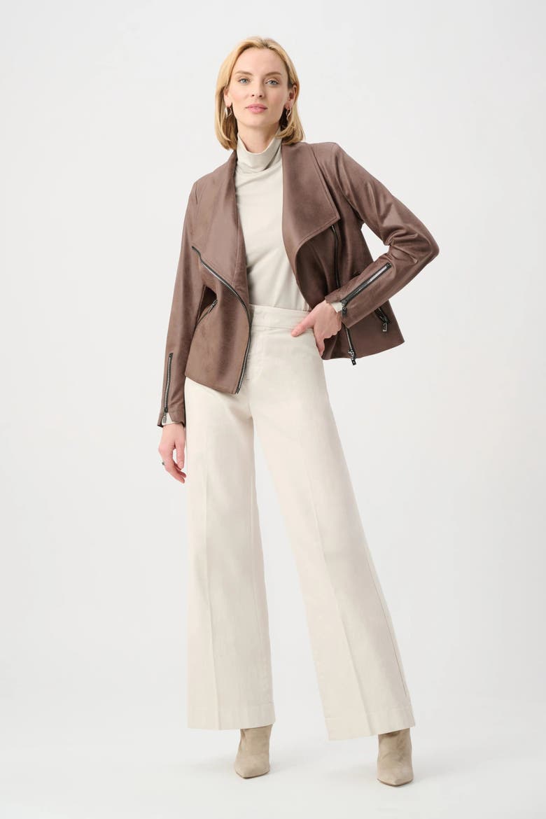 Foiled Knit Fitted Jacket, Alternate, color, Mink