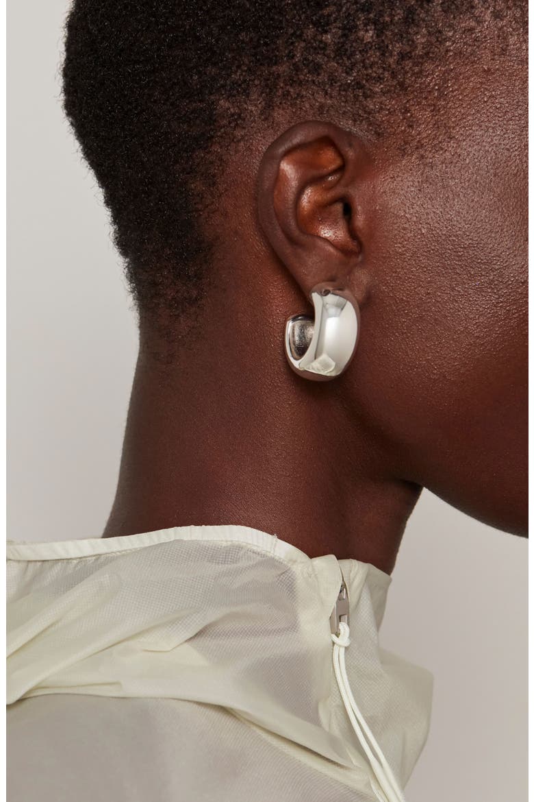 Gia Hoop Earrings, Alternate, color, HIGH POLISH SILVER