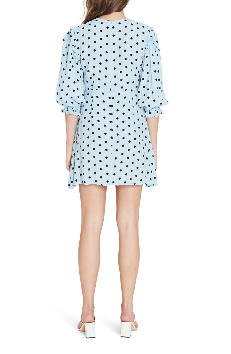 Faithfull the Brand Edwina Polka Dot Minidress, Alternate, color, 