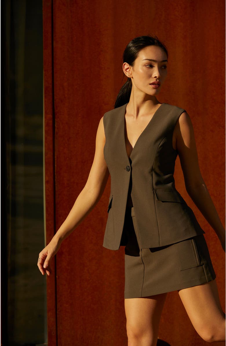 CRESCENT Tailored Suit Vest, Alternate, color,