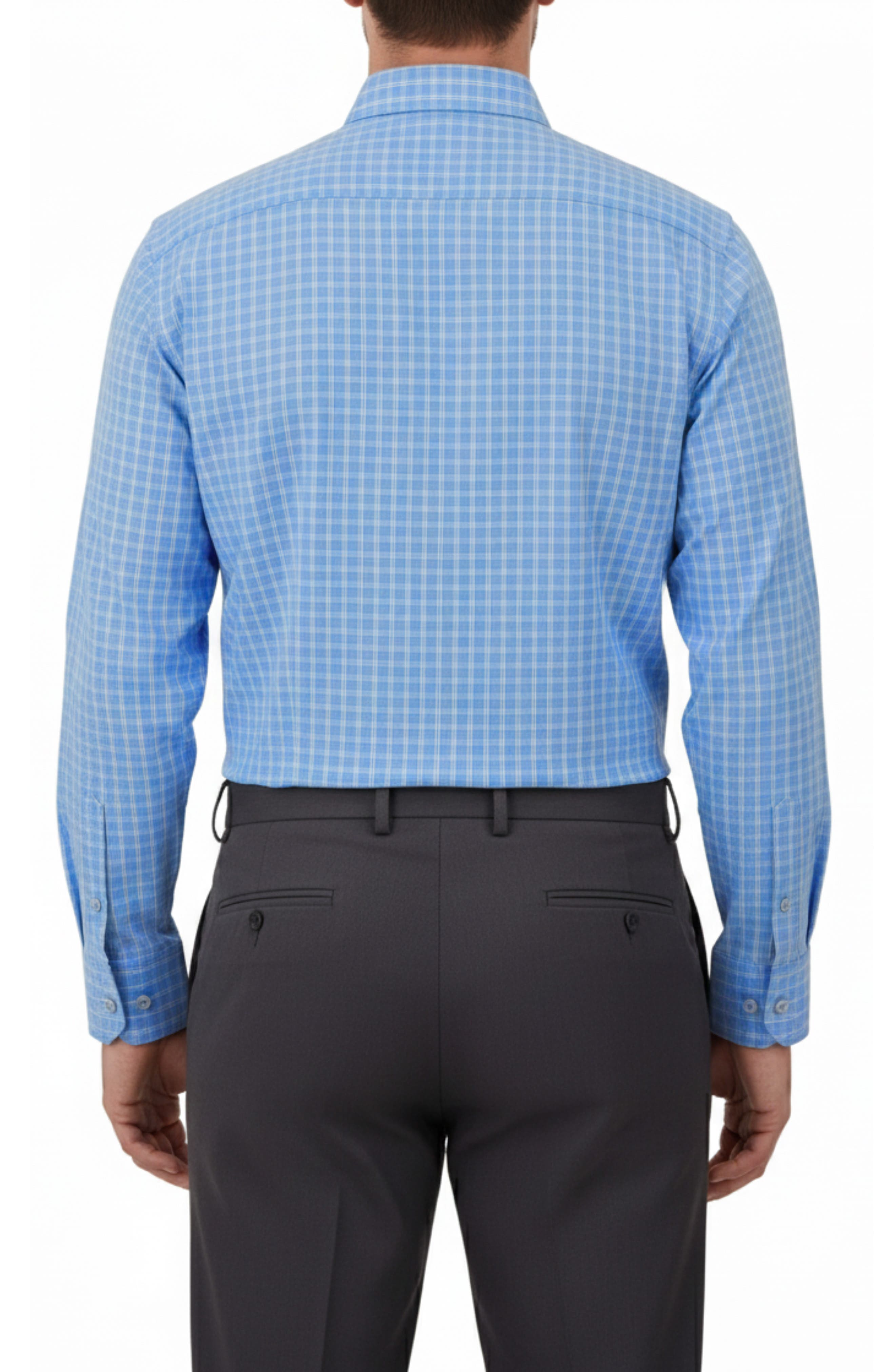 Slim Fit 4-Way Stretch Button Up Shirt - image 2