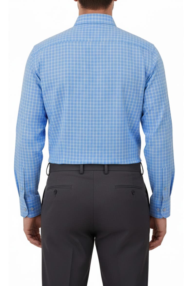 Slim Fit 4-Way Stretch Button Up Shirt, Alternate, color, 49 LIGHT BLUE
