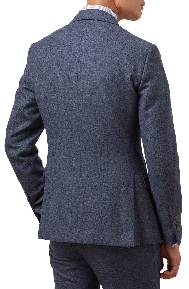 Ralph Lauren Purple Label Kent Tick Weave Wool Blend Suit, Alternate, color, 