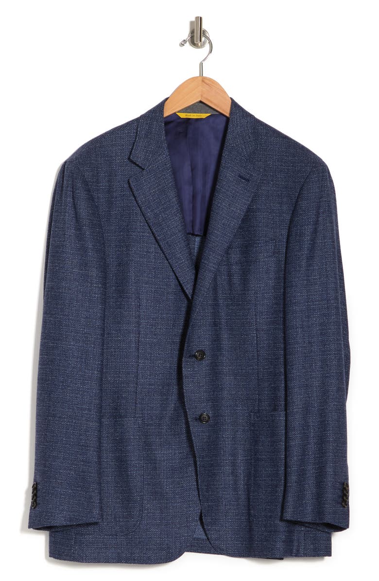Canali Two Button Notch Lapel Wool Blazer, Main, color, 