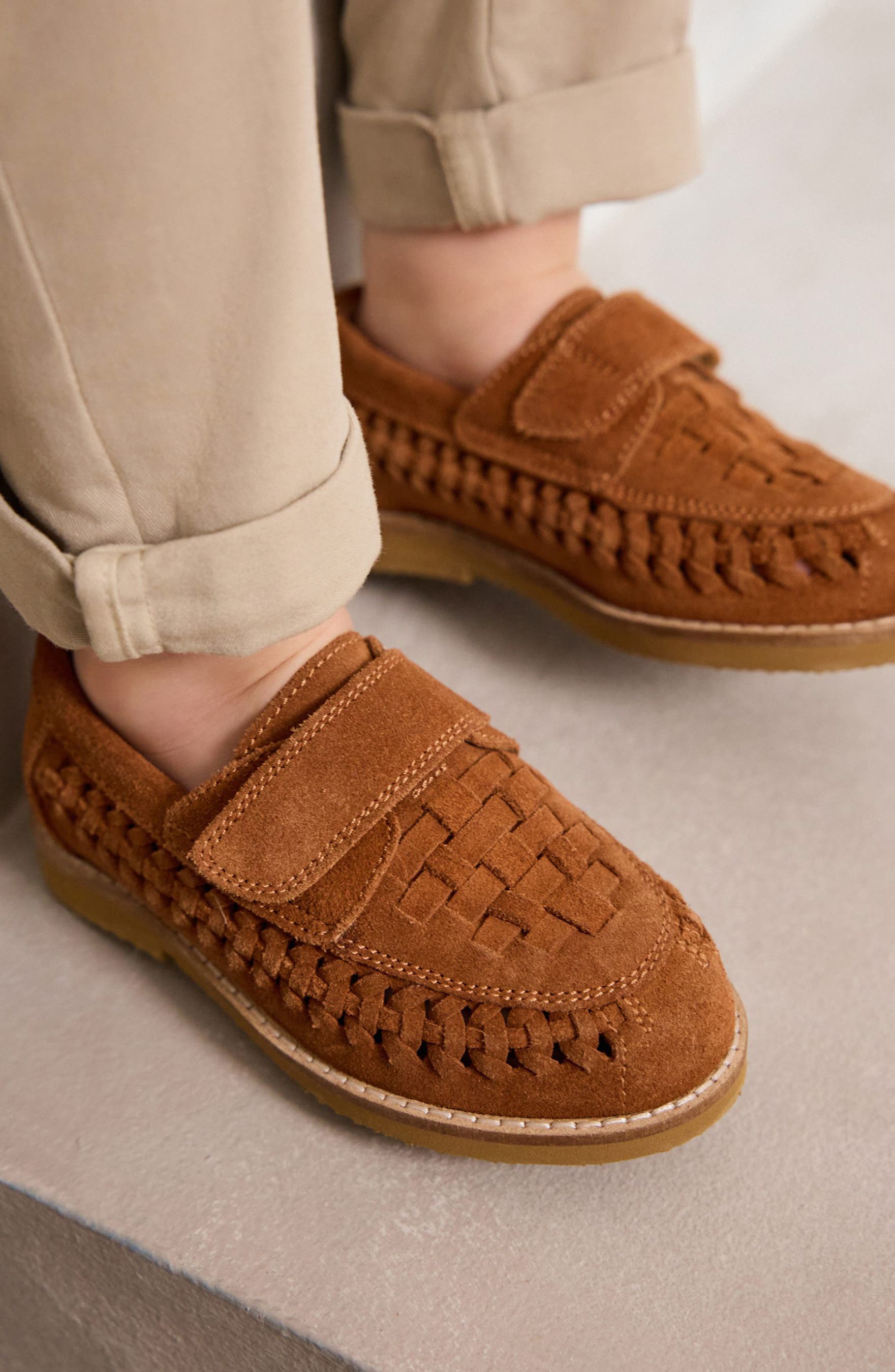 NEXT Kids' Woven Loafer, Alternate, color, 