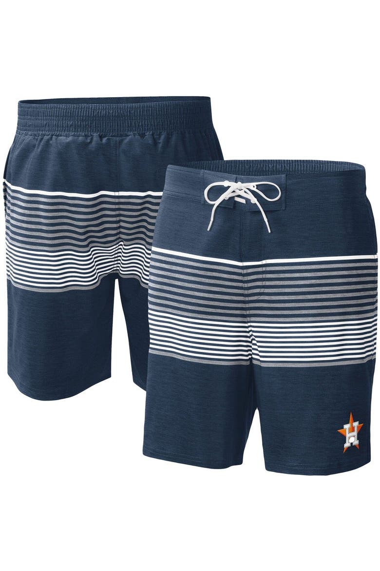 Men's G-III Sports by Carl Banks  Navy Houston Astros Coastline Volley Swim Shorts, Main, color, Navy