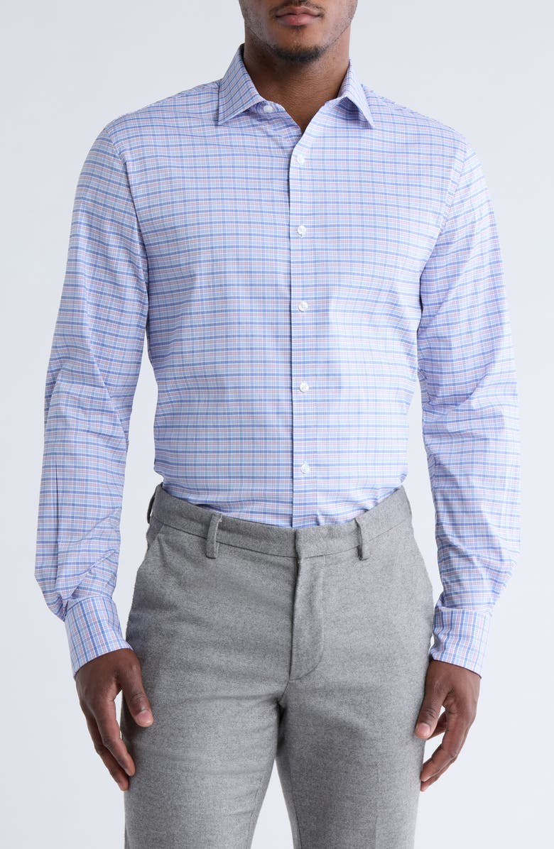 Tommy Hilfiger Slim Fit All-Season Stretch Dress Shirt, Main, color, 