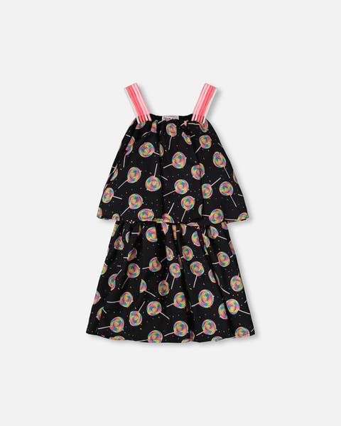 Sleeveless Woven Lollipop Dress (Toddler, Little Kid & Big Kid)