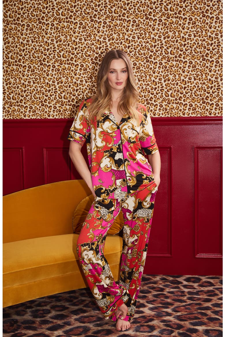 Print Pajamas, Alternate, color, WHITE MULTI