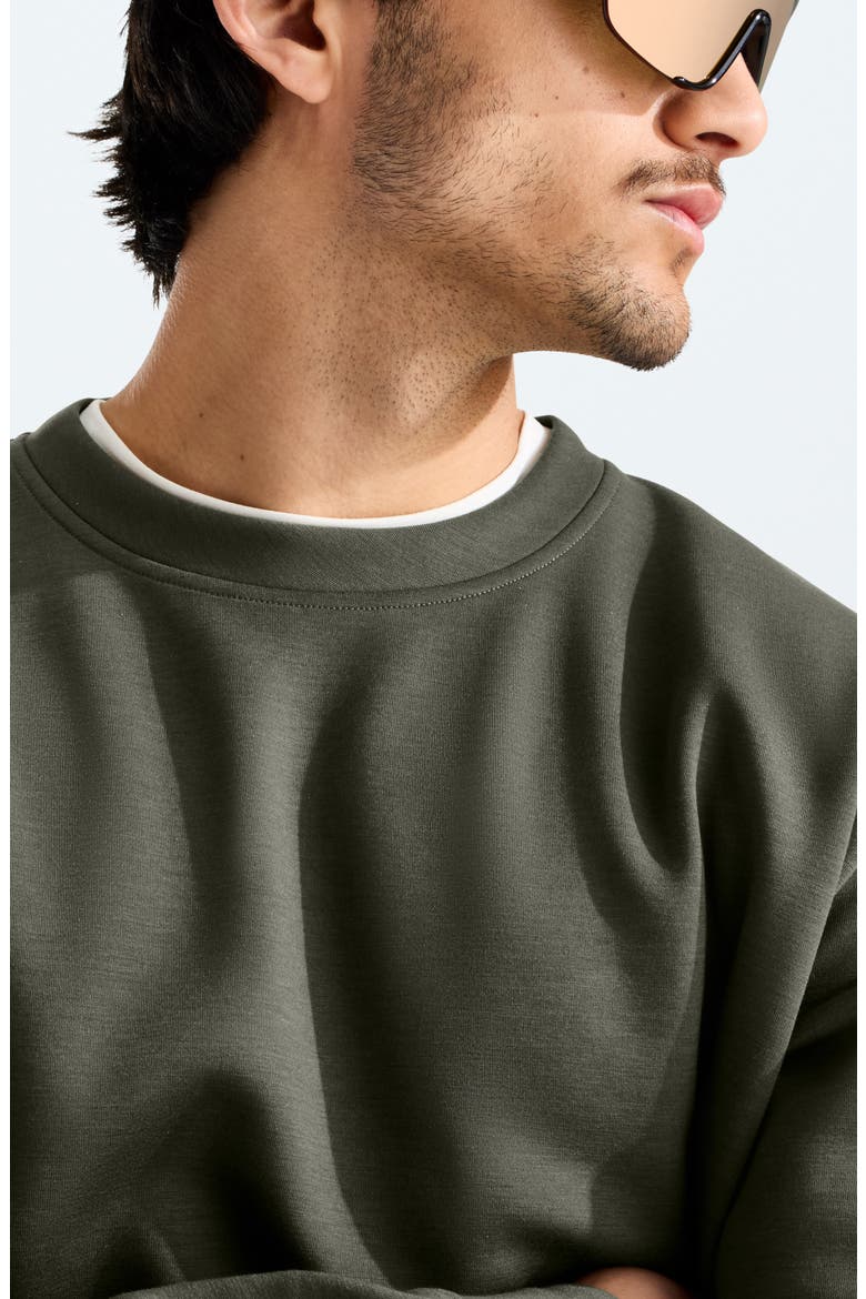 Dynamic Crew Sweatshirt, Alternate, color, NEW TAUPE GREEN