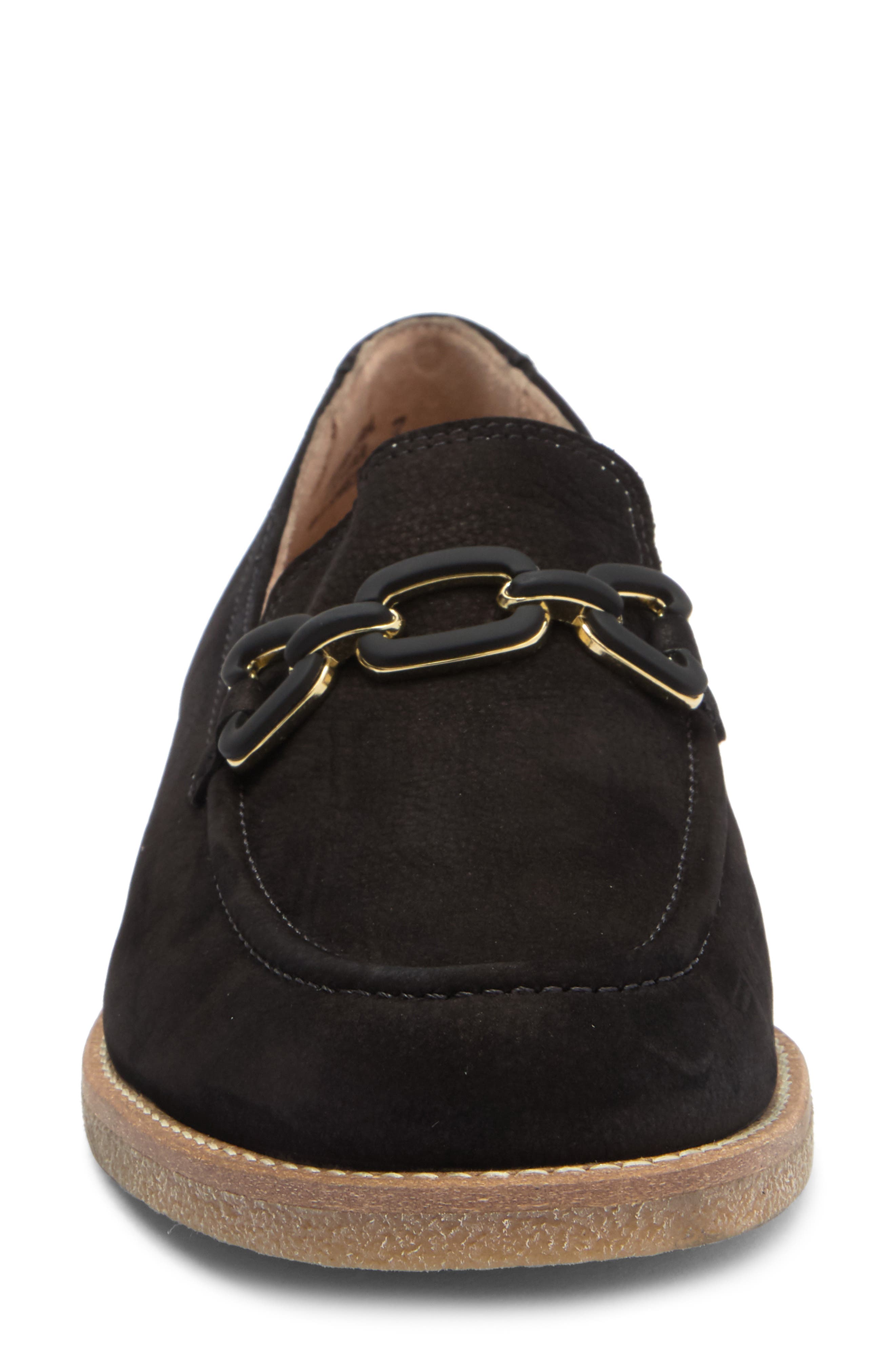 Paul Green Ada Loafer, Alternate, color, Black Sport Nubuck