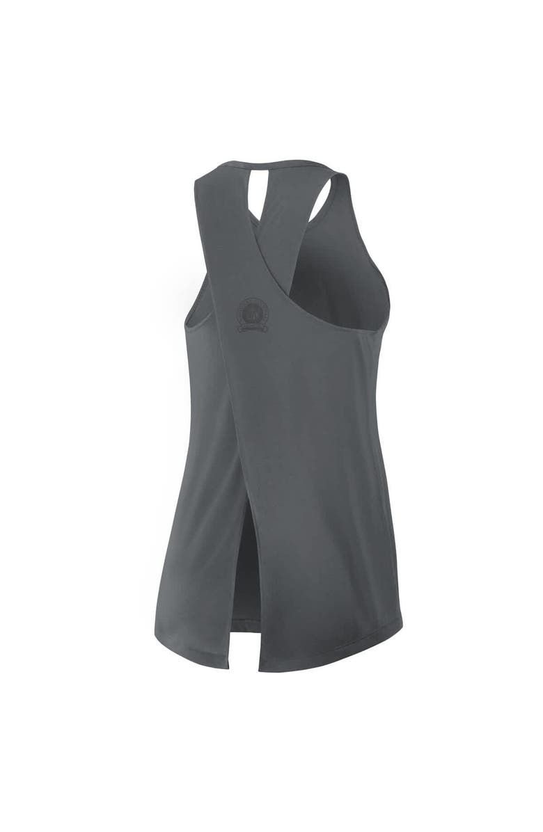 Nike Women's Nike Gray Philadelphia Eagles Glory Crisscross Performance Tank Top, Alternate, color, Charcoal