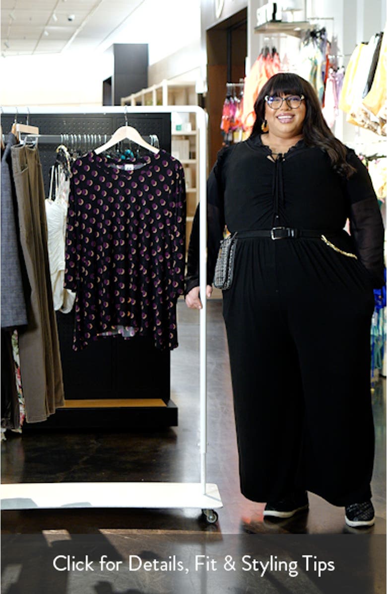 Crescent Dot Sharkbite Hem Top, sales video thumbnail