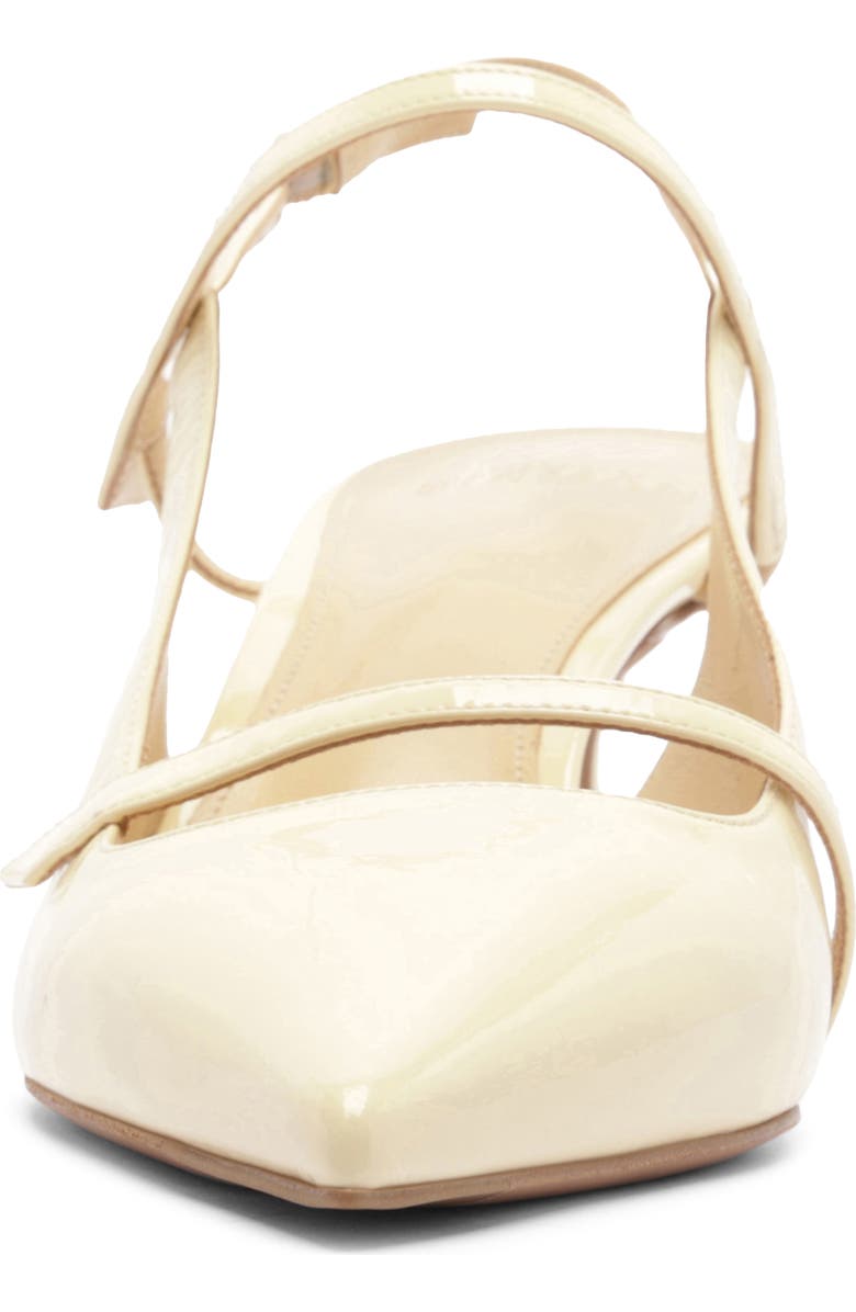 Alexandre Birman Tita Pointed Toe Slingback Pump, Alternate, color, Creamy