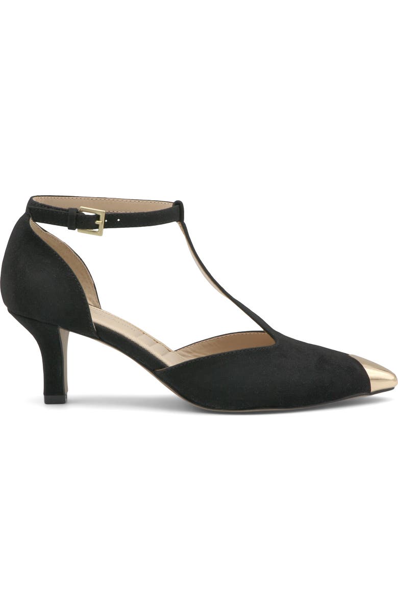 Adrienne Vittadini Pristine T-Strap Pointed Toe Pump, Alternate, color,