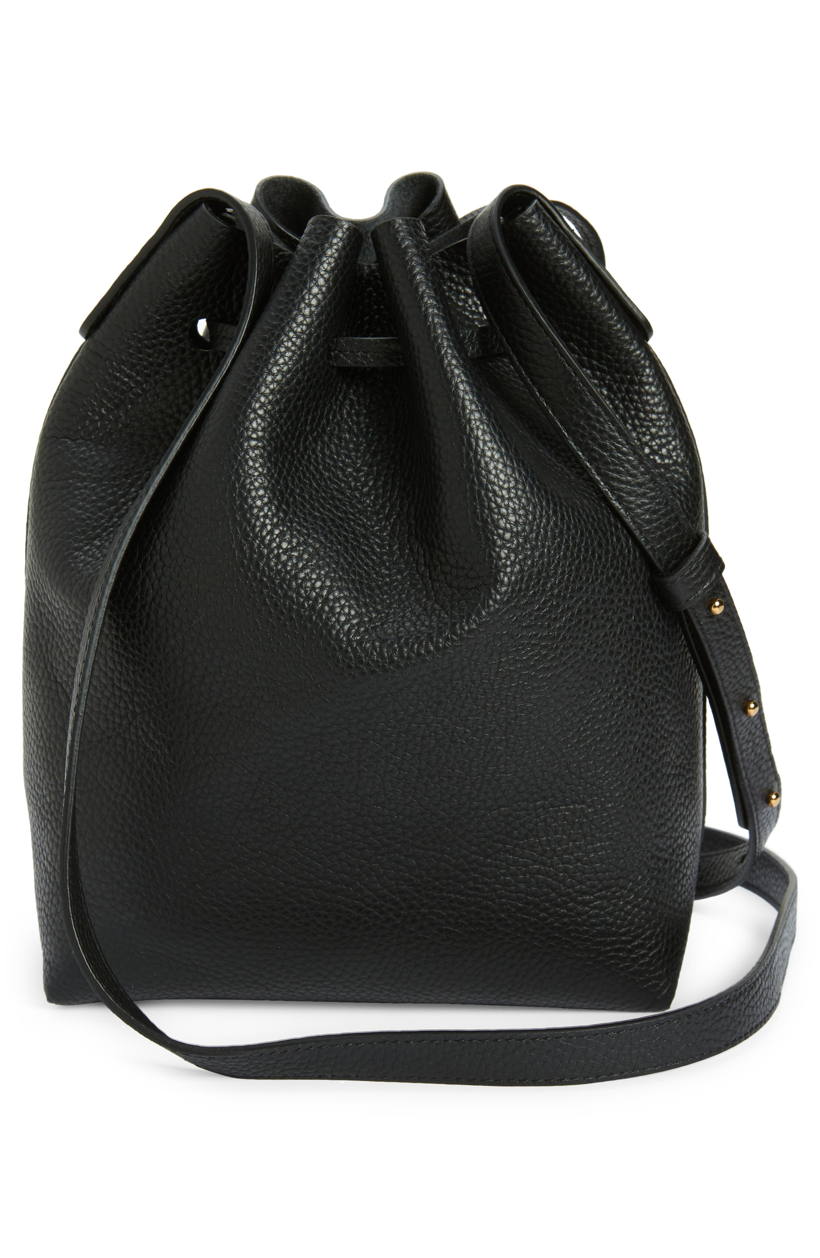 Mansur Gavriel Mini Soft Leather Bucket Bag, Alternate, color, 