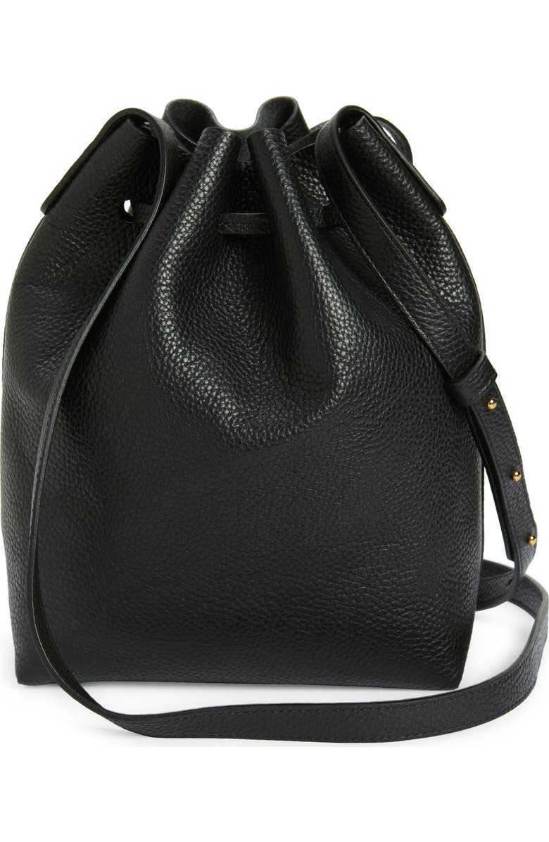 Mansur Gavriel Mini Soft Leather Bucket Bag, Alternate, color,