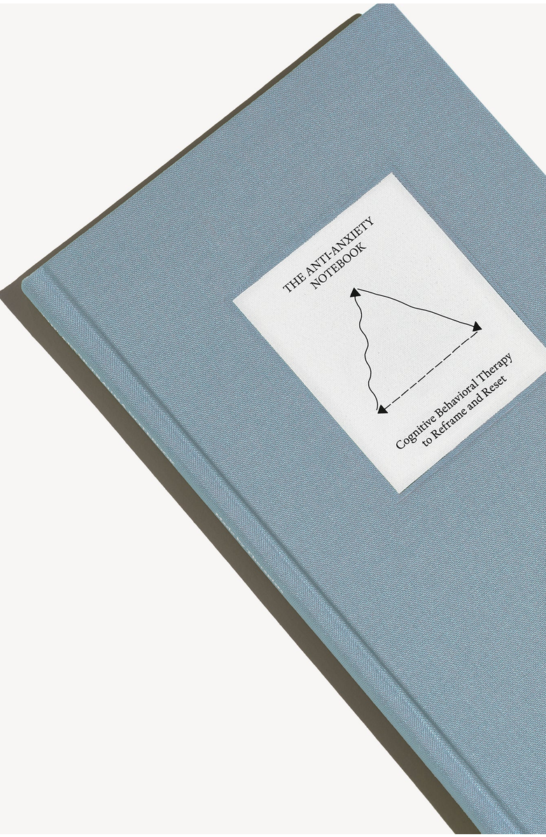 Therapy Notebooks The Anti-Anxiety Guided Notebook, Alternate, color, Dusty Blue