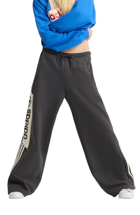 NY Blocked Wide Leg Sweatpants