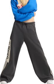 adidas Originals NY Blocked Wide Leg Sweatpants