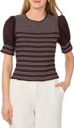 Parker Smocked Puff Sleeve Cotton Top