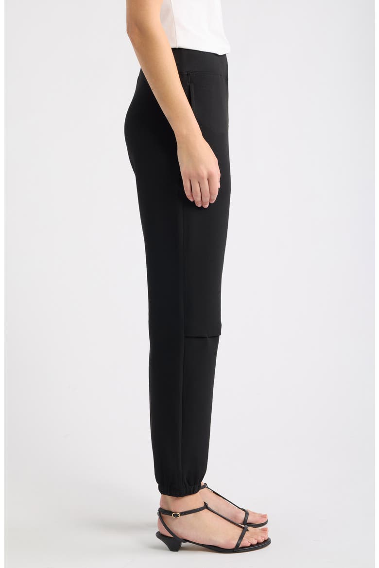 Jetset Jersey Joggers, Alternate, color, BLACK