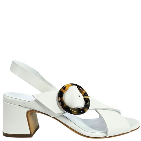 Block Heel Singback Sandal