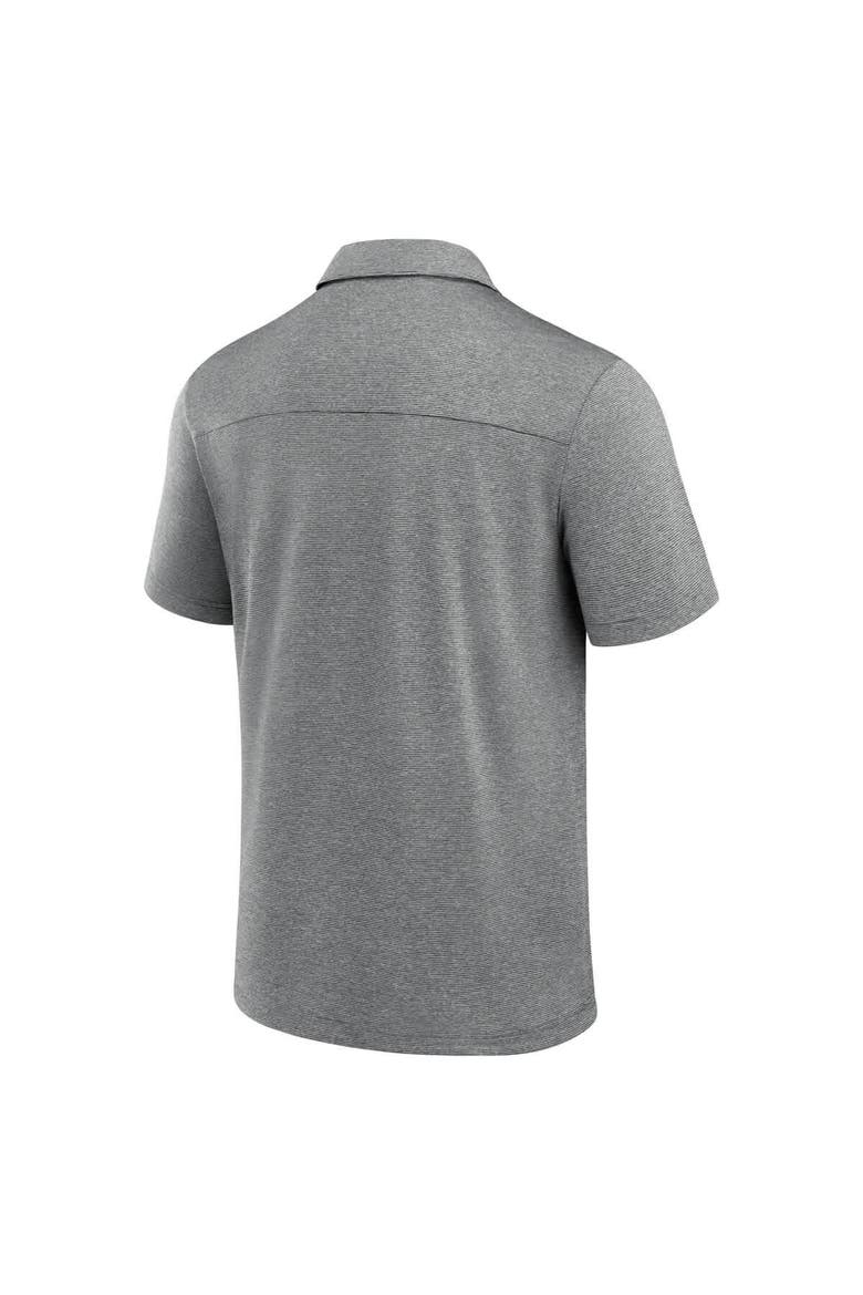 Men's Fanatics Charcoal Texas Longhorns Performance Polo, Alternate, color, Charcoal