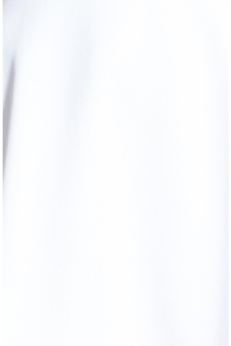 'Feather Ruth' Ponte Fit & Flare Dress, Alternate, color, WHITE