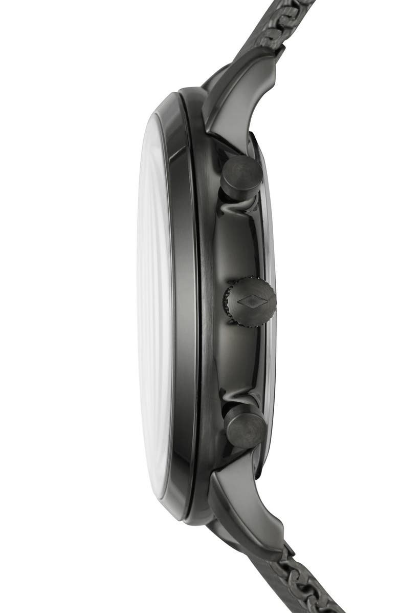 Fossil Neutra Mesh Strap Chronograph Watch, 44mm, Alternate, color,