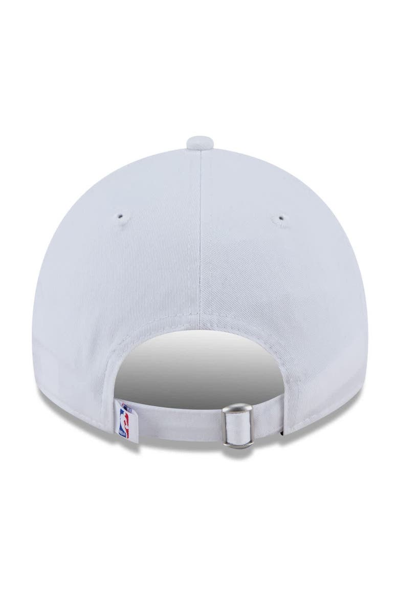 Men's New Era  White Atlanta Hawks 2024/25 City Edition 9TWENTY Adjustable Hat, Alternate, color, White
