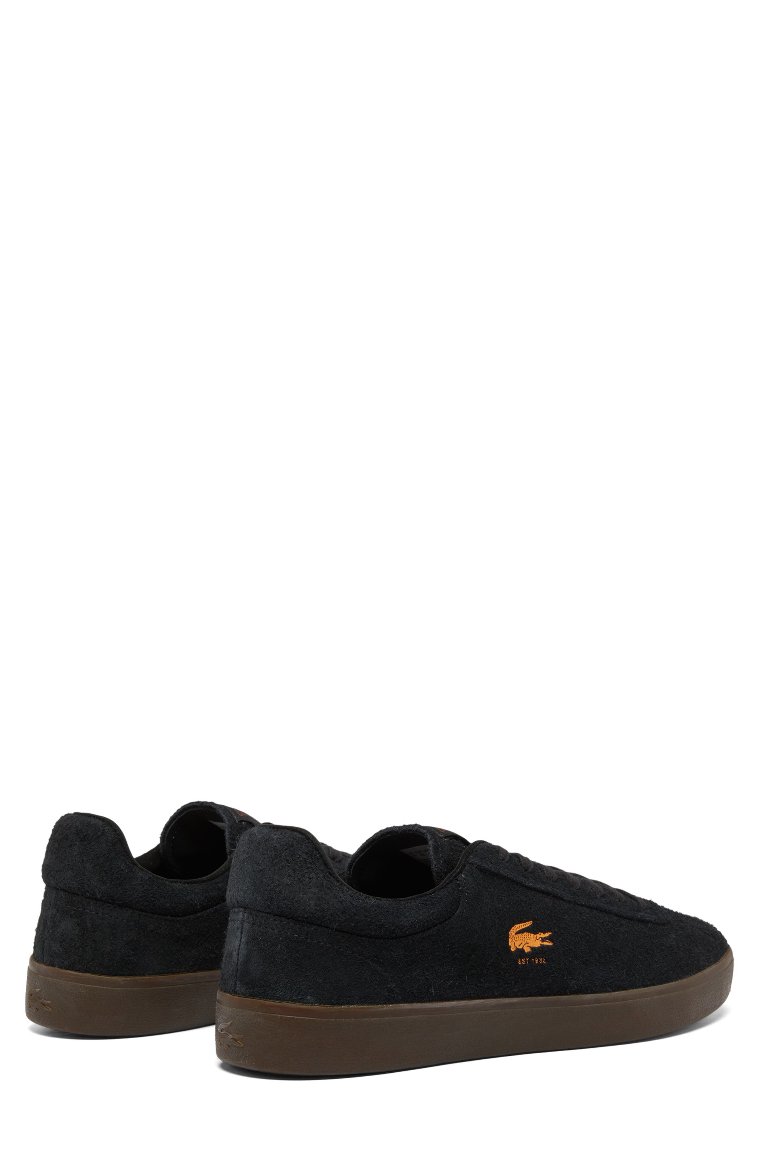 Lacoste Baseshot Suede Sneaker, Alternate, color, 