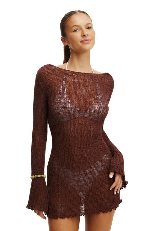 Women's Rumi Open Knit Mini Dress