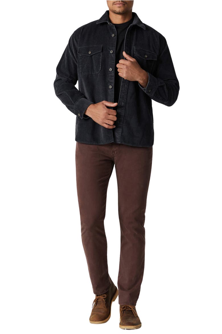 Corduroy Overshirt, Alternate, color, CHARCOAL