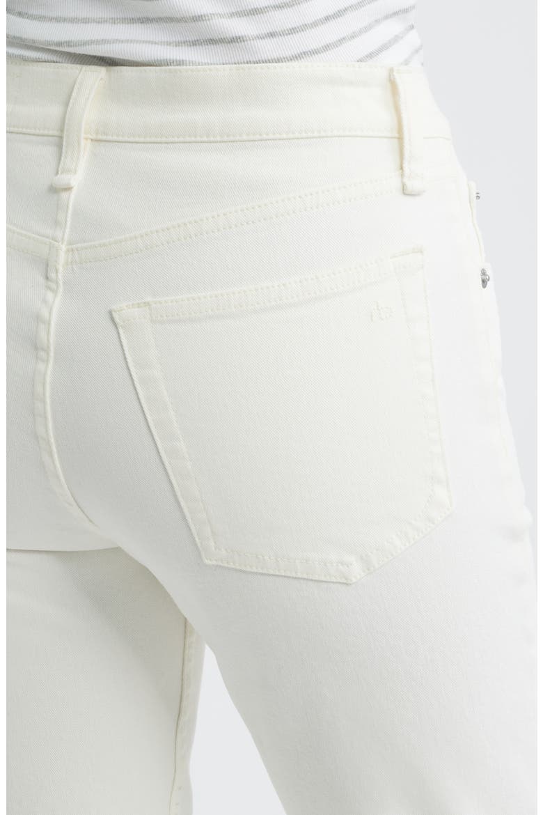 Harlow Mid Rise Ankle Straight Jeans, Alternate, color, WHITE