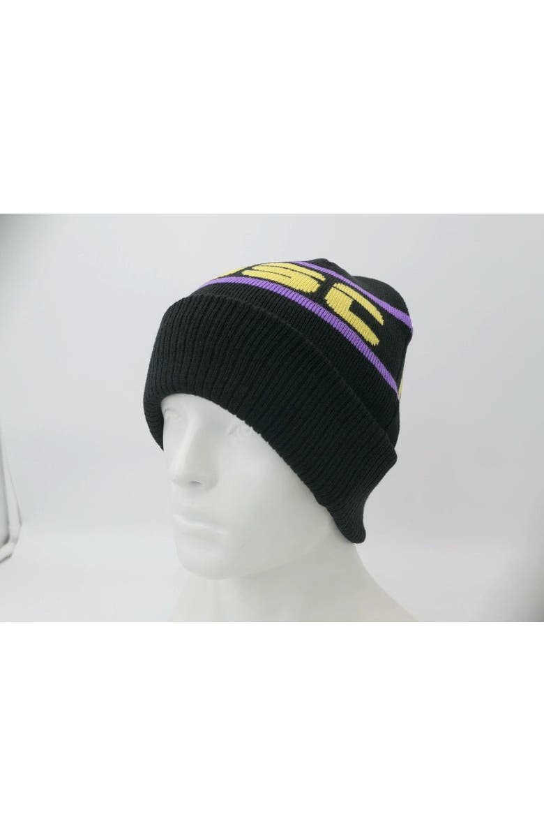 OOSC Après Beanie - Black, Purple, Yellow, Alternate, color, Black, Purple, Yellow