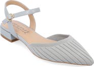 Journee Collection Ansley Ankle Strap Flat