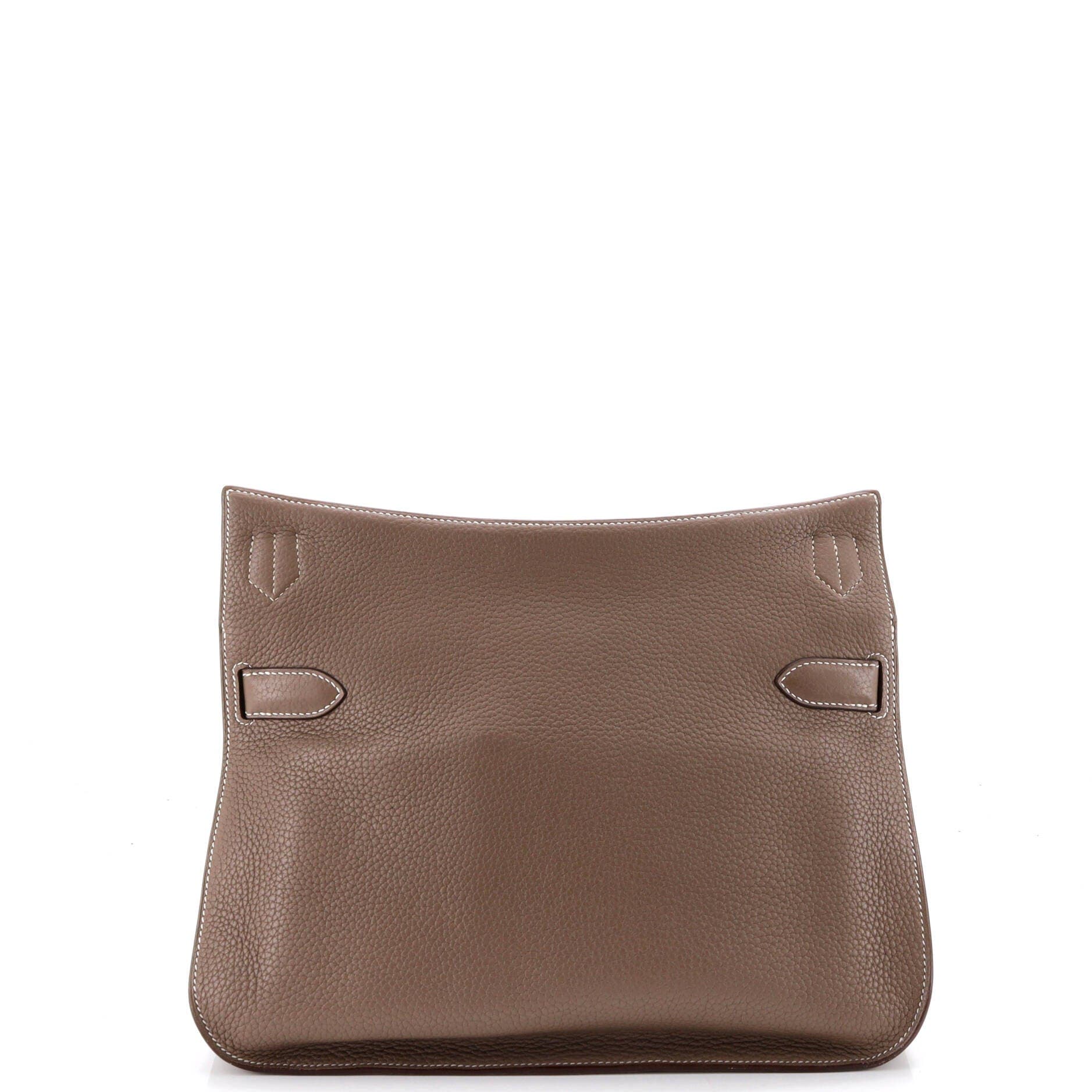 Pre-Owned Hermes Jypsiere Bag Clemence 34, Alternate, color, Etoupe