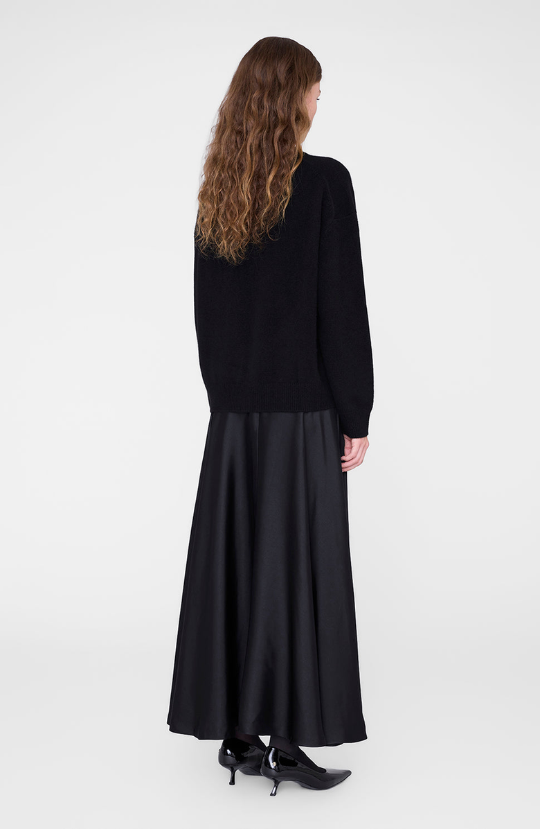 ANINE BING Christina Skirt, Alternate, color, Black