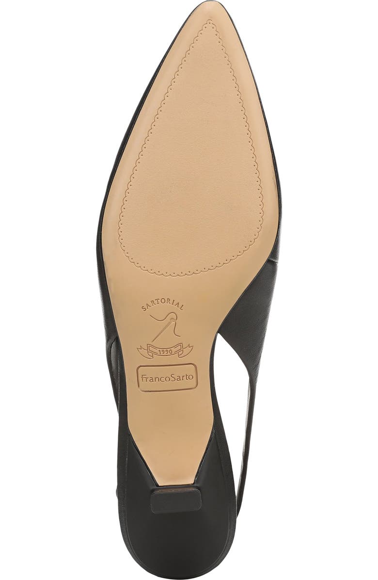 Franco Sarto Pura Slingback Pointed Toe Kitten Heel Pump, Alternate, color,