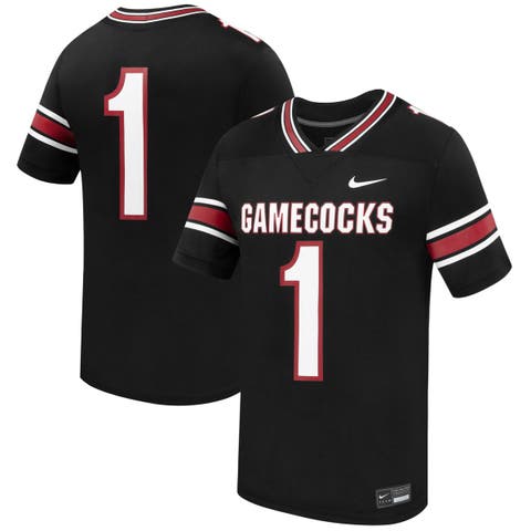 Men's Nike #1 Black South Carolina Gamecocks Alternate Replica Football Jersey