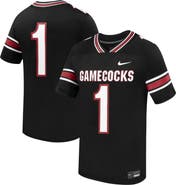 Nike Men's Nike #1 Black South Carolina Gamecocks Alternate Replica Football Jersey