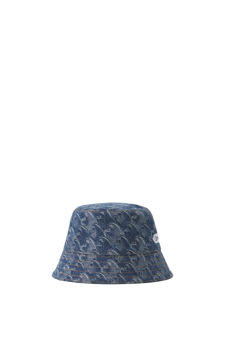 Lanvin Lunar Year Bucket Hat In Denim, Main, color, Blue Denim