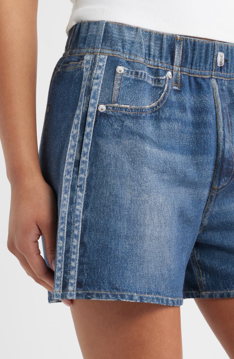 rag & bone Miramar Terry Track Shorts, Alternate, color, Blue