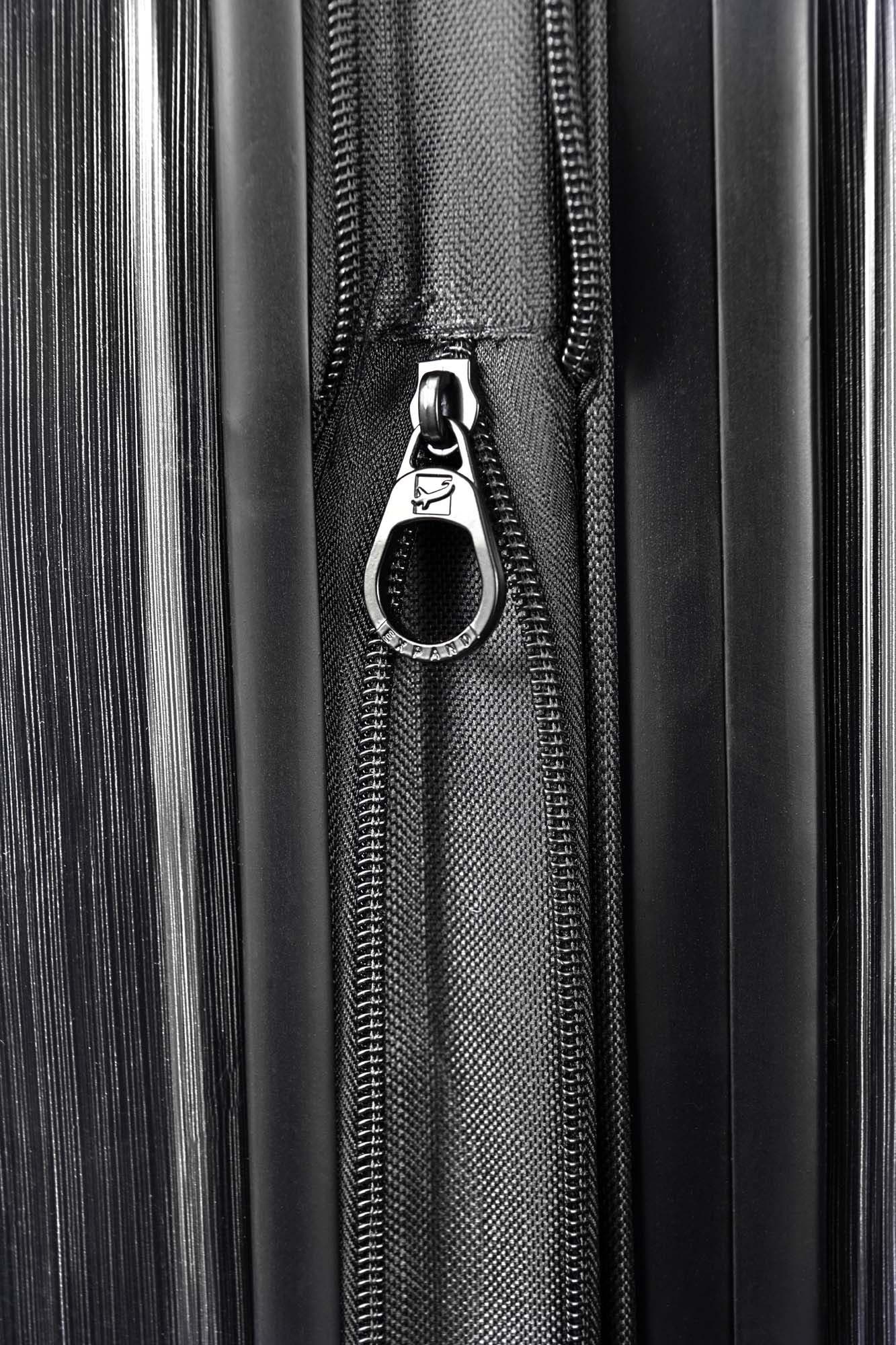 NONSTOP New York Elite Lightweight Expandable 3 Piece spinner Luggage Set  +3 packing cubes, Alternate, color, Charcoal