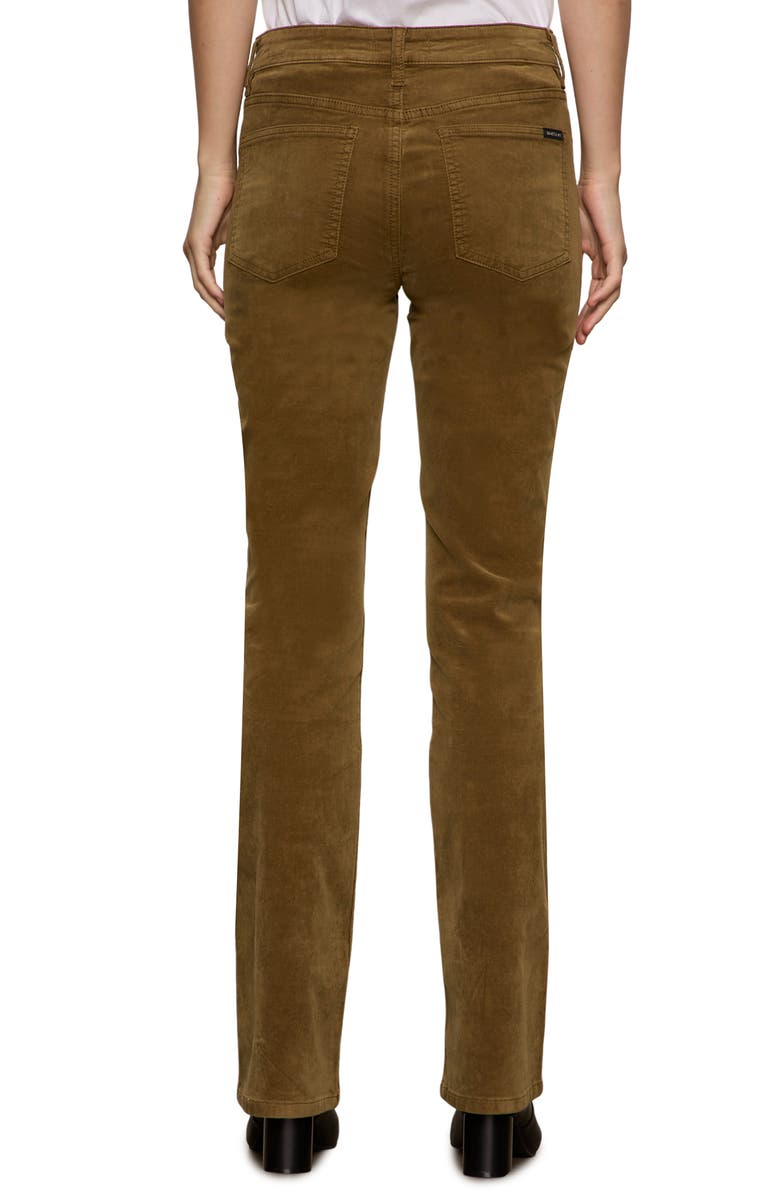 Sanctuary High Waist Bootcut Velveteen Pants, Alternate, color, Dirty Martini