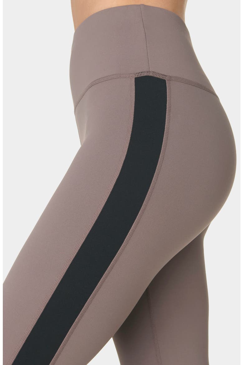 All Day 7/8 Side Stripe Leggings, Alternate, color, TAUPE BROWN