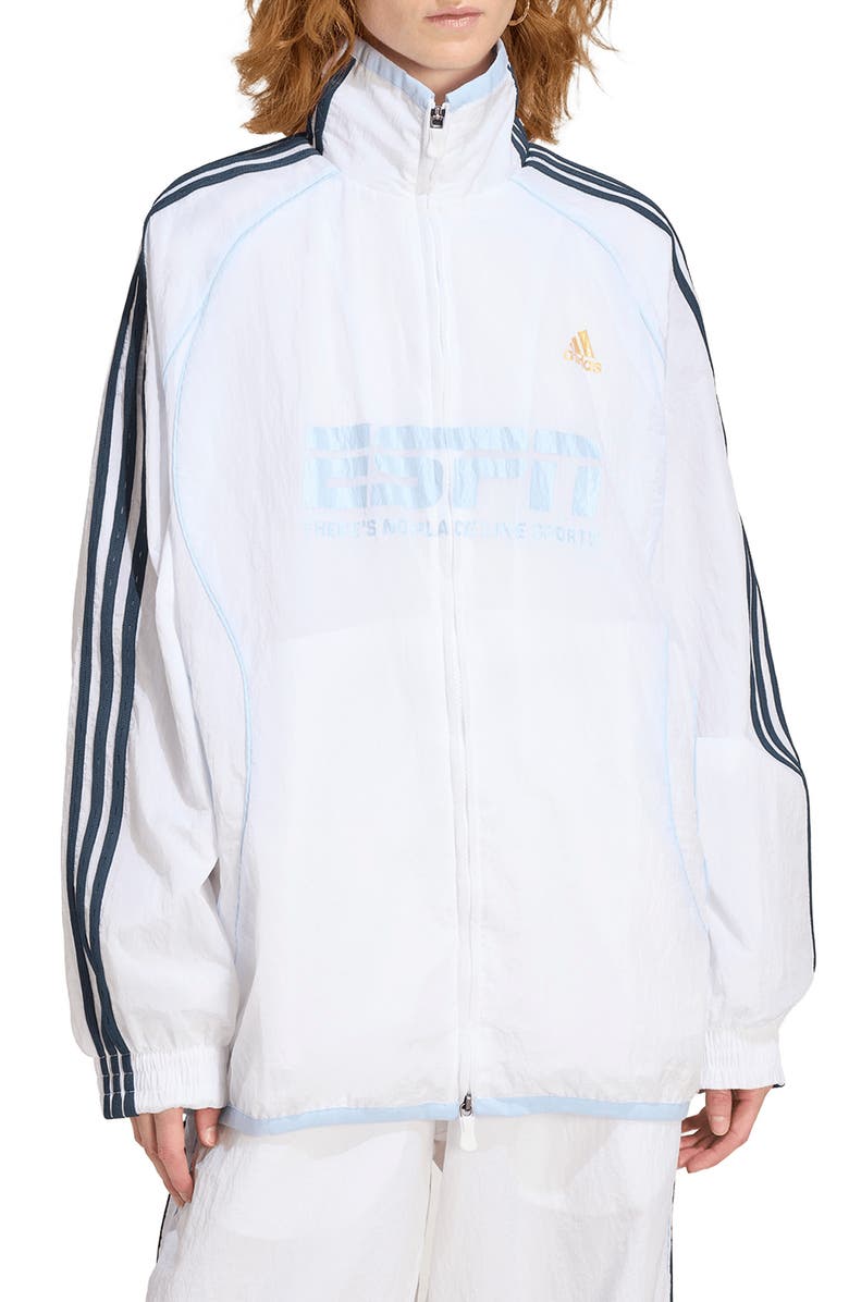 adidas Originals Teamgeist 2.0 Woven Track Jacket, Main, color, White